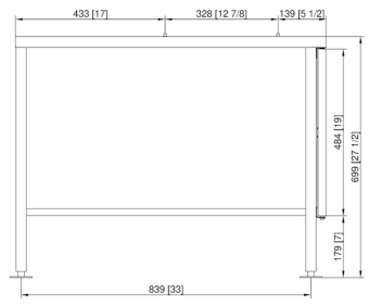 Подставка IV флот 6-2-1 и 10-2-1 RATIONAL 60.31.115 (3)