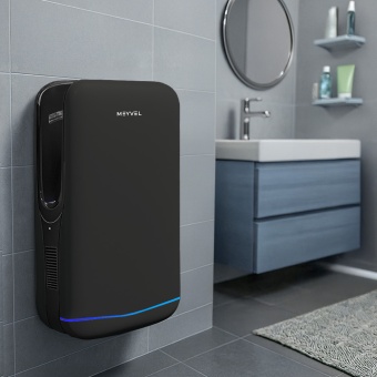 Сушилка для рук Meyvel  MH10-1800P1 Black 2