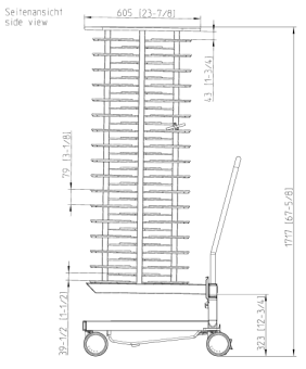 Тележка-кассета Finishing® 20-1-1, 50 тарелок RATIONAL 60.21.294 (4)