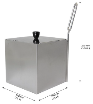 Набор 2-х неперфорированных корзин с крышками 2-XS RATIONAL 60.75.302 (3)