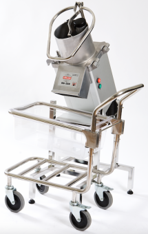 Овощерезка Hallde RG-350 380В (40940) c ручной подачей (4) на подставке с тележкой Овощерезка Hallde RG-350 380В (40940) c ручной подачей (4) на подставке с тележкой