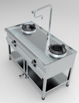 Плита газовая Wok Heidebrenner KSW 02 в ШефСтор (chefstore.ru) 2