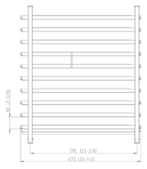 Навесная рама 10-2-1 флот, 10 уровней RATIONAL 60.12.146 (2)