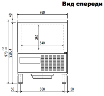 Шкаф шокового охлаждения Electrolux RBC061R (726621) в ШефСтор (chefstore.ru) 4