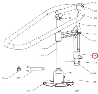 Основа в сборе Hallde 37148 (4) Основа в сборе Hallde 37148 (4)