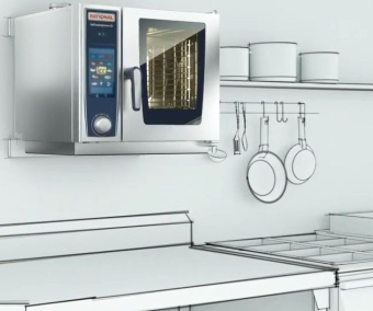 Настенный кронштейн для пароконвектоматов XS RATIONAL