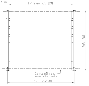 Навесная рама Combi-Duo 6-2-1, 5+1 уровней RATIONAL 60.62.188 (3)