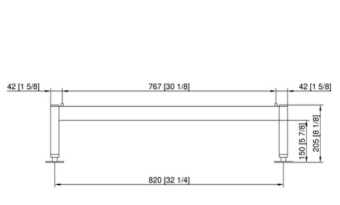 Подставка UG I Combi-Duo MarineLine 6-1-1 на 6-1-1 и 10-1-1 Э RATIONAL 60.31.202 (2)