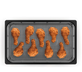 Решетка для жарки GN1-1 530x325 Unox GRP820 с поддоном (2)