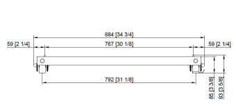 Основание с роликами Combi-Duo 6-1-1 и 10-1-1 RATIONAL 60.31.622 (3)