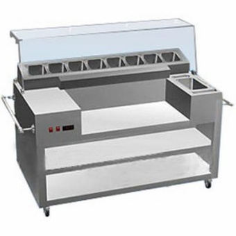 Блинная станция с охлаждаемой витриной ТТМ БСХВ-01М в ШефСтор (chefstore.ru)