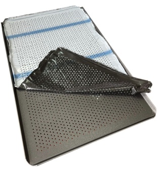 Противень алюминиевый GN11 530х325 Unox TG890 антипригарный перф (6) Противень алюминиевый GN11 530х325 Unox TG890 антипригарный перф (6)