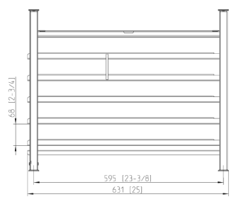Навесная рама Combi-Duo 6-2-1, 5+1 уровней RATIONAL 60.62.188 (2)