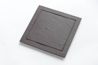 Блюдо квадратное Welsh Slate FINSQP21 в ШефСтор (chefstore.ru) 2