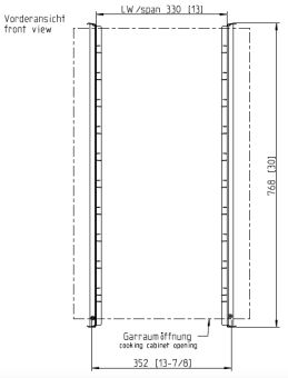 Навесная рама 10-1-1, 10 уровней RATIONAL 60.11.447 (3)