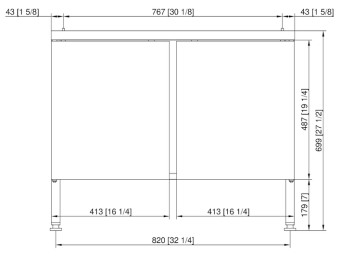 Подставка IV 6-1-1 и 10-1-1 RATIONAL 60.31.093 (2)