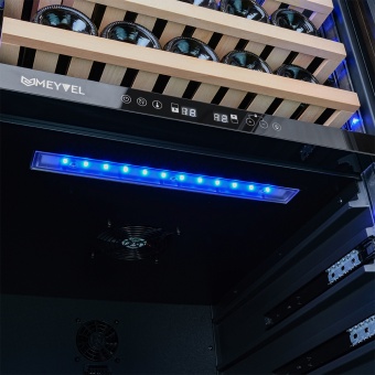 Винный шкаф Meyvel MV77PRO-KBT2 (Тёмный шоколад) 6