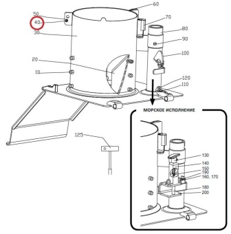 Винт MCS M4x16 (Цилиндр подачи A) Hallde 14326