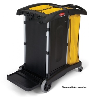 Тележка для уборки большой вместительности Rubbermaid FG9T7200BLA в ШефСтор (chefstore.ru) 3