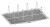 Решетка для кур-гриль GN1-1 530х235 Unox GRP825 (2)