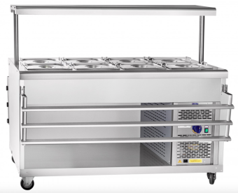 Прилавок холодильный Abat ПВВ(Н)-70ПМ-01-НШ (нерж) (210000000454) в ШефСтор (chefstore.ru) 4