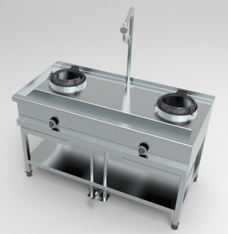 Плита газовая Wok Heidebrenner KSW 02 в ШефСтор (chefstore.ru)