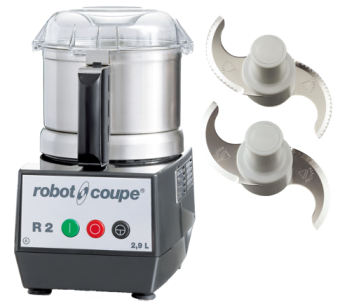 Куттер Robot Coupe R2 в комплекте гладкий и мелкозубчатый ножи