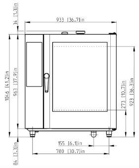 Пароконвектомат Retigo B1011I VISION II электрический (5) Пароконвектомат Retigo B1011I VISION II электрический (5)