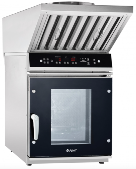 Пароконвектомат электрический Abat Мини-ПКА 6-1-3П (210000009870) с вытяжным зонтом в ШефСтор (chefstore.ru)