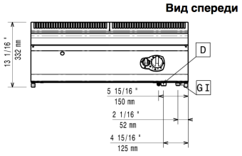 Мармит паровой газ. Electrolux 391110 (E9BMGHB000) в ШефСтор (chefstore.ru) 2