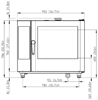 Пароконвектомат Retigo O611I VISION II электрический (3)