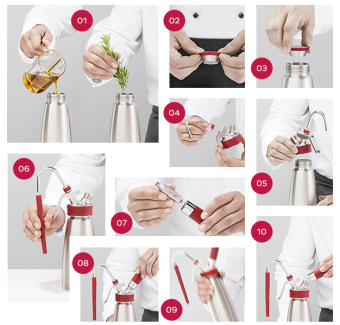 Устройство для быстрой ароматизации жидкостей для сифона для сливок Gourmet ISI 2722 в ШефСтор (chefstore.ru) 4