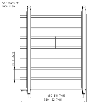 Навесная рама 10-1-1 Пекарь 8 уровней RATIONAL 60.11.541 (2)