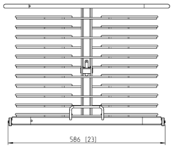 Тележка-кассета 6-2-1, 34 тарелки RATIONAL 60.62.017 (2)