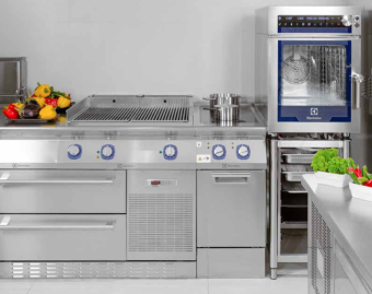 Пароконвектомат Electrolux 260658 электрический в интерьере 