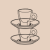 Блюдце d12см Espresso Ocean Caffe P02472 в ШефСтор (chefstore.ru) 2