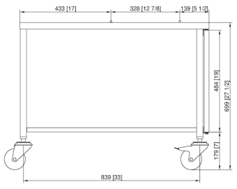 Подставка IV передвижная 6-2-1 и 10-2-1 RATIONAL 60.31.108 (3)