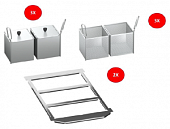 Набор 6 перф + 6 неперф с крышками с рамой RATIONAL 60.76.408 в компании ШефСтор