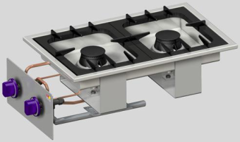 Плита Kovinastroj (Kogast) PS-40-2-3DI 49140 газовая