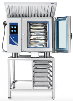 Пароконвектомат Abat ПКА 6-1-1ВП2 (1100011195) на подставке с зонтом