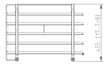 Рама с направляющими 6-1-1 Пекарь 5 уровней RATIONAL 60.61.690 (2)