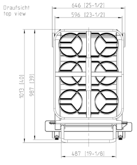Тележка-кассета Finishing® 20-2-1, 120 тарелок RATIONAL 60.22.400 (2)