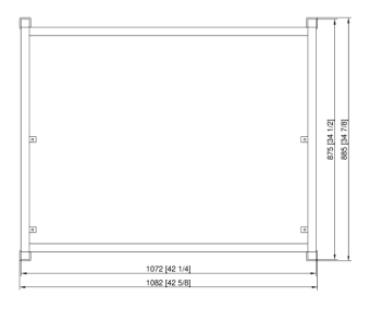 Подставка UG I Combi-Duo стандарт 6-2-1 на 6-2-1 и 10-2-1 Э RATIONAL 60.31.203 (4)