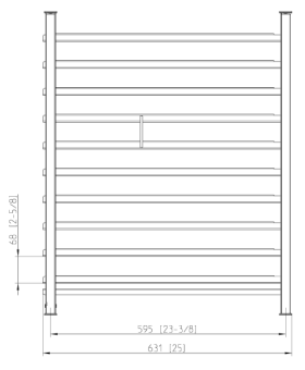 Навесная рама 10-2-1, 10 уровней RATIONAL 60.12.133 (2)