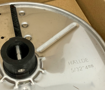 Диск соломка 4x4 мм Hallde 85050 (6)