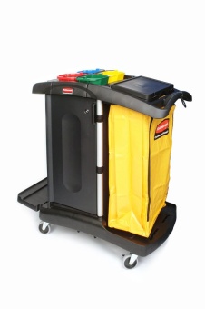 Тележка для уборки c аксессуарами Rubbermaid FG9T7400BLA в ШефСтор (chefstore.ru) 6