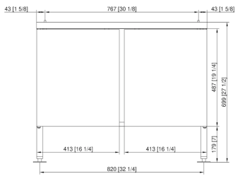 Подставка IV флот 6-1-1 и 10-1-1 RATIONAL 60.31.114 (2)