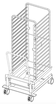 Рама с направляющими 20-2-1, 15 уровней RATIONAL 60.22.394 (3)