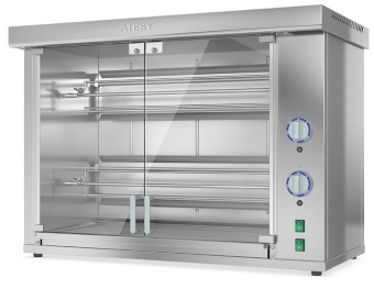 Гриль для кур Atesy Командор-2/2М в ШефСтор (chefstore.ru)