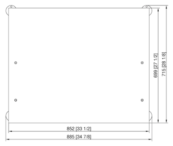Подставка III флот 6-1-1 и 10-1-1 RATIONAL 60.31.112 (4)